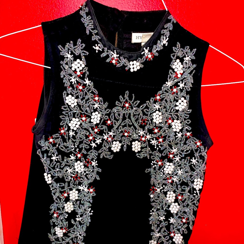 Hyde park beaded crop top size small